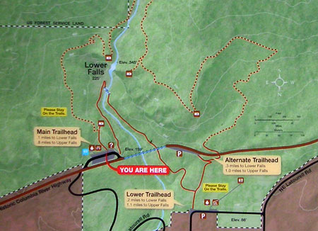 A closer look at the excellent detail on the new park map