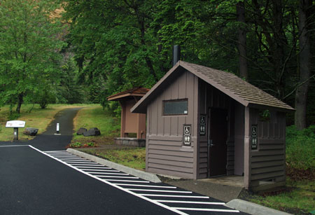 A year-round, accessible restroom completes the upgrade at the Mitchell Point wayside