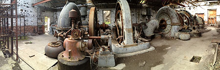 The powerhouse is amazingly well-preserved inside